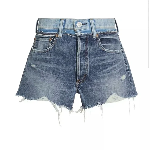 Moussy Blue Jean Shorts - Picture 5 of 5